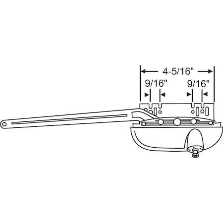 Strybuc Casement Operator Blue White 36-486RHBEW